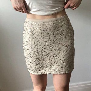 Sequin Mini Skirt